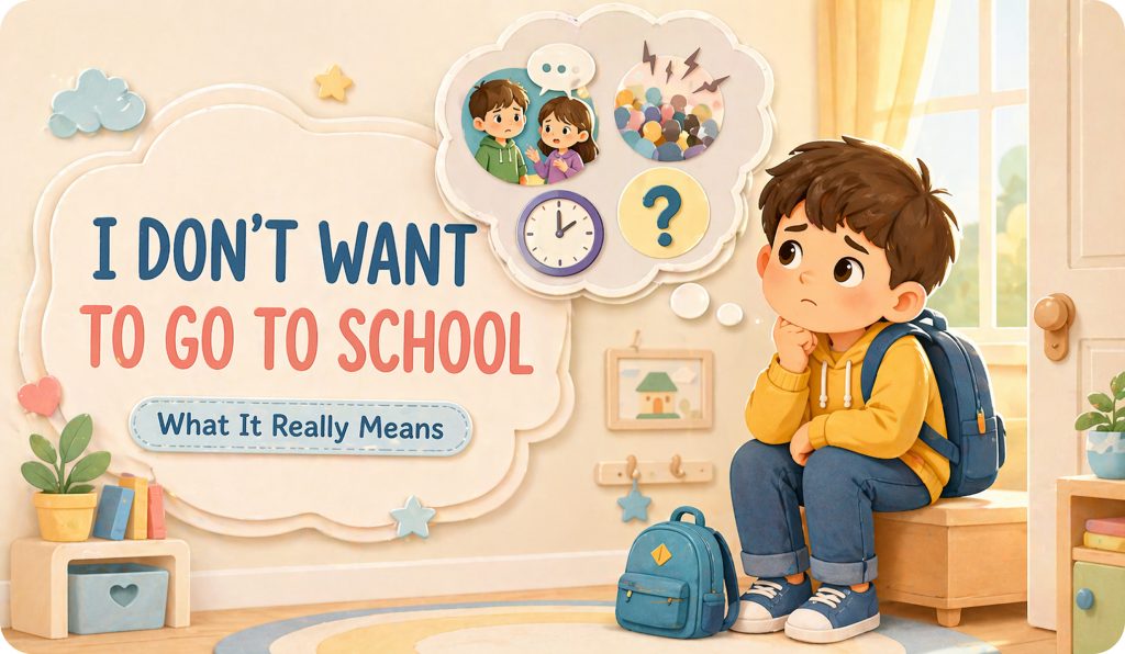 Understanding ‘I Don’t Want to Go to School’