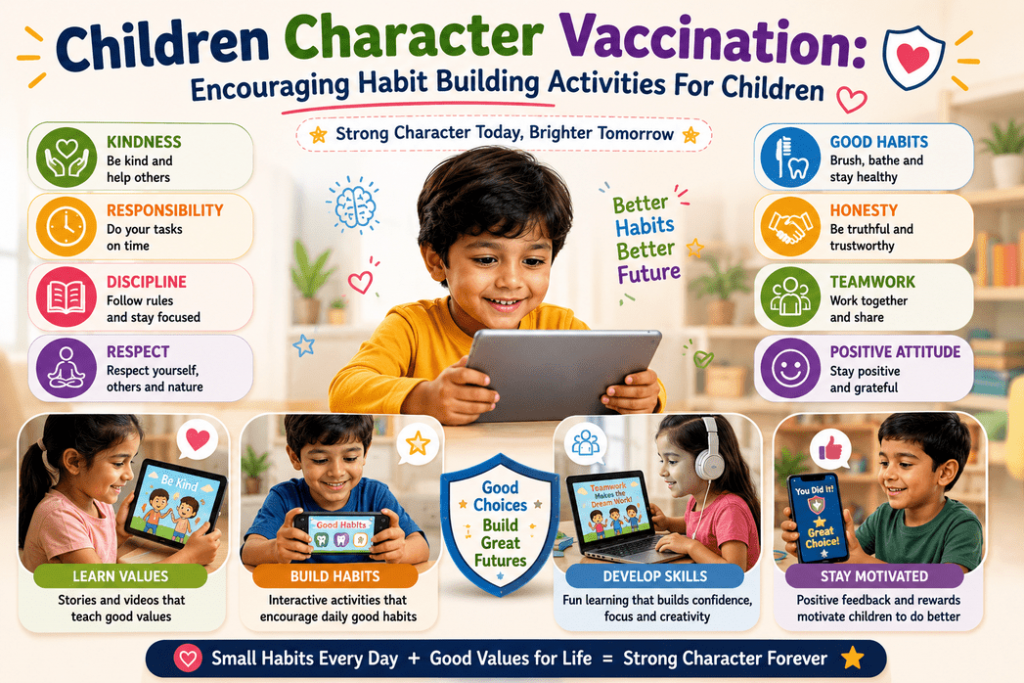Children Character Vaccination: Encouraging Habit Building Activities For Children